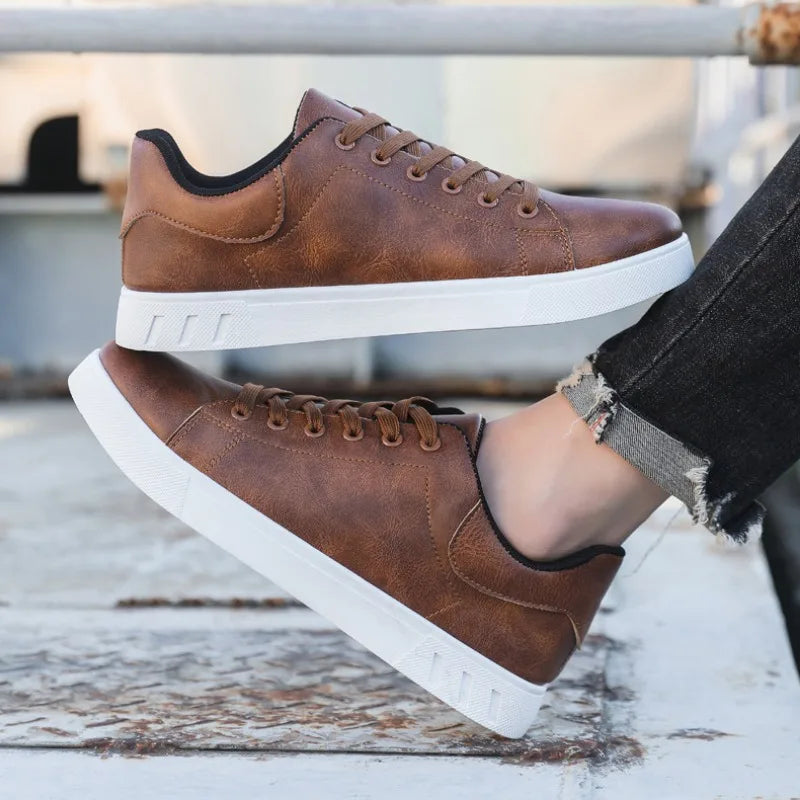 Men's Luxury Vegan Leather Shoes Timeless Classic Fit