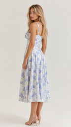 Women’s Elegant Midi Dress Soft Comfortable Fit