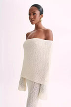 Women’s Knit Off Shoulder Dress Elegant Summer Fit