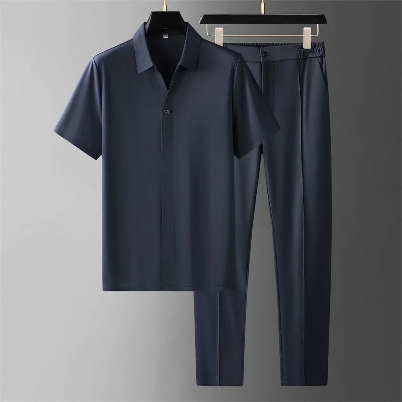 Men's 2 Piece Set Lightweight Casual Matching Outfit