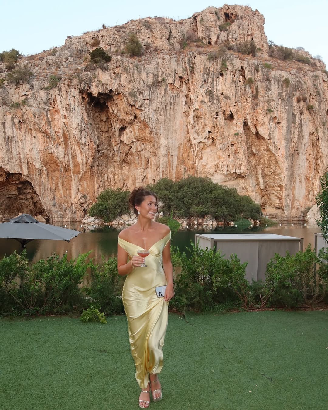 Women's Backless Satin Maxi Dress Full Length Evening Wear