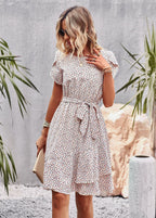 Women's Elegant Floral Summer Dress Lightweight Chic Fit