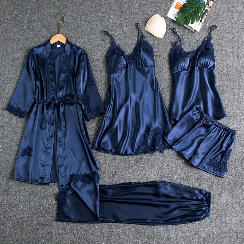 Women's Satin Pajama Set Lightweight Luxury Sleepwear