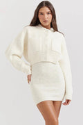 Women’s Cropped Knit Cardigan Button Front Fit